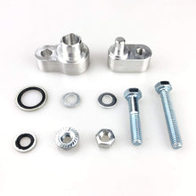 LucaSng Air Conditioning Block Off Fittings A/C Block Off Rear Premium Kit Compatible with Rear Air 2007-2015 GMC Acadia w/Dual Bolts