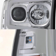 For 1999-2004 F250 F350 F450 F550 SuperDuty LED Tube Bar Projector Headlights Driver+Passenger Side