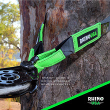 Rhino USA Tree Saver Winch Strap 3 inch x 8 Foot - Lab Tested 31,518lb Break Strength - Triple Reinforced Loop End to Ensure Peace of Mind - Emergency Off Road Recovery Tow Rope - Unlimited Warranty!