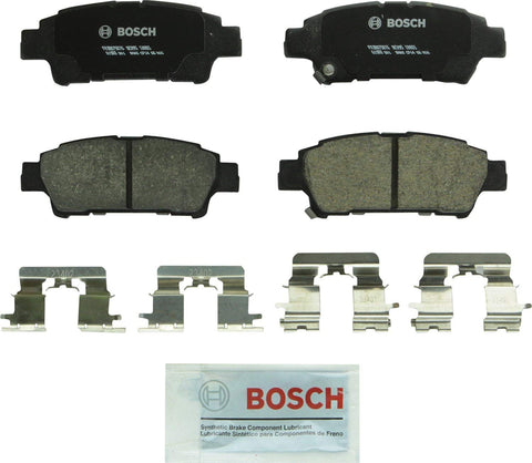 Bosch BC995 QuietCast Premium Ceramic Disc Brake Pad Set For 2004-2010 Toyota Sienna; Rear