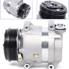 TBVECHI AC Compressor, A/C Compressor Air Conditioner Compressor CO 11027C Fit for Chevrolet Aveo Aveo5 2004 2005 2006 2007 2008 1.6L