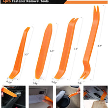 GOOACC Push Bumper Fastener Rivet Clips with 18 Most Popular Sizes Auto Push Pin Rivets for Benz, BMW, Toyota, Honda, Subaru, Nissan, Mazda etc