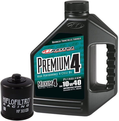 MaximaHiflofiltro PMOCK6 Premium Motorcycle Oil Change Kit for Kawasaki Versys