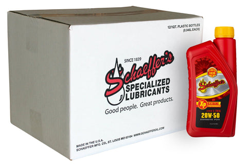 Schaeffer Manufacturing Co. 0707-012 Extreme V-Twin Synthetic Plus Racing Oil, 20W-50, 1 Quart (Pack of 12)
