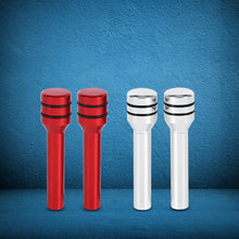 2 Pcs Car Lock Knob, Aluminum Interior Door Lock Knob Pull Pins for Car SUV Truck Automobile (Color : Silver)