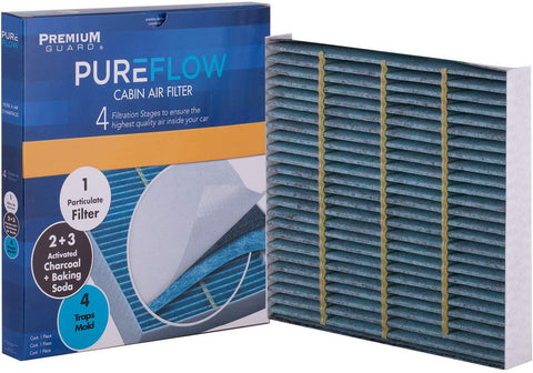 PureFlow Cabin Air Filter PC6080X| Fits 2019-20 Acura RDX, 2019 Honda Clarity, 2009-19 Fit, 2010-16 City, 2010-20 Insight, 2011-16 CR-Z, 2016-19 Civic, HR-V, 2017-19 CR-V, 2018-20 Odyssey