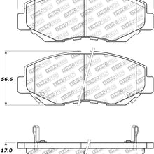 StopTech 308.09140 Street Brake Pads; Front with Shims and Hardware