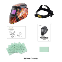 Antra AH6-660-6104 Auto Darkening Welding Helmet Large Viewing 3.86X2.50" Wide Shade Range 4/5-9/9-13 Engineered for TIG MIG/MAG MMA Plasma Grinding, Solar-Lithium Dual Power, 6+1 Extra lens covers