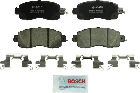 Bosch BC1650 QuietCast Premium Ceramic Disc Brake Pad Set For: Nissan Altima, Leaf, Front