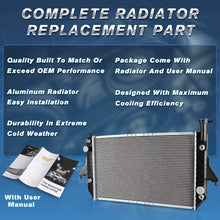 Complete Radiator Compatible with 1996-2005 GMC Safari, Compatible with 1996-2005 Chevy Astro 4.3L V6 DWRD1019