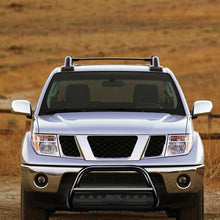 KYX Bull Bar for Nissan Frontier 2005-2019/ Pathfinder 2005-2007/ Xterra 2005-2015, Pickup Truck Front Bumper Off-Road 3" Brush Grille Guard with Removable Skid Plate, Black