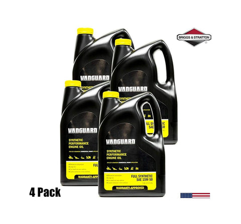 (4-Packs) Vanguard 15W-50 Heavy Duty Synthetic Oil 5-Quart 100170