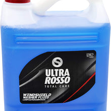 Ultra Rosso Windshield Washer Fluid - 1 Liquid Gallon Streak Free, Able to use in All Weather, No Residue