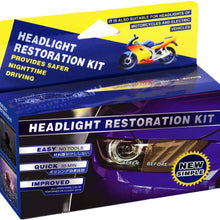 Plextone Headlights Restoration Kit Restore Dull Faded and Discoloured Headlights (estores Oxidation, Hazy, Yellow, Scratch) Car Headlight Cleaner with Exclusive UV Protection Clear Coat