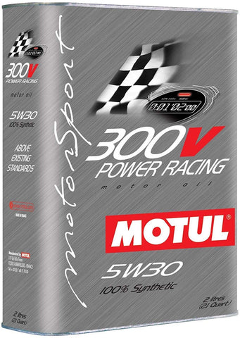 Motul 104242 300V 5w30 Racing OilSynthethic 2 Liters, 67.62 Fluid_Ounces