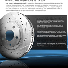 Callahan CDS04044 REAR 279.7mm Drilled & Slotted 4 Lug [2] Rotors [ fit 2017 Fiat 124 Spider 2016 MX5 Miata ]