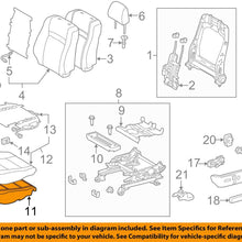 TOYOTA Genuine 71512-06361 Seat Cushion Pad