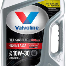 Valvoline Full Synthetic High Mileage with MaxLife Technology SAE 10W-30 Motor Oil 5 QT