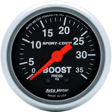 Auto Meter 3304 Sport-Comp Mechanical Boost Gauge