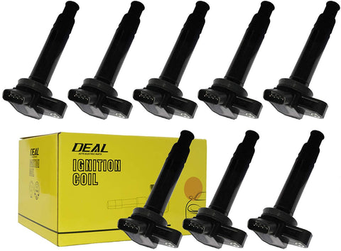 DEAL Pack of 8 New Ignition Coils For GS430/GX470/LS430/LX470/SC430 4Runner/Land Cruiser/Sequoia/Tundra 4.3L/4.7L V8 Replacement# UF230 C1173 UF493