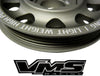 VMS Racing 99-00 Light Weight Billet Aluminum Crankshaft CRANK PULLEY Compatible with Honda Civic Si with the DOHC B16 engines B16A2 1999-2000