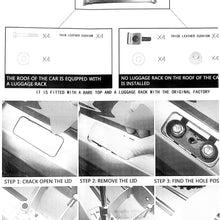 Haitzu Roof Rack Cross Bars Rail Fit for Toyota Highlander 2015-2019