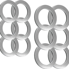 15pcs Oil Drain Plug Crush Rubber Washer Gasket Black Seal – 12mm Replacement for Buick/Cadillac/Chevrolet/GMC/Hummer/Oldsmobile/Pontiac/Saturn - OEM 12616850 Fits for GM 1975-2021 by AUTOMAJOR