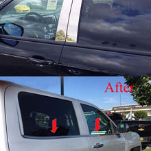 Sizver Polished Stainless Steel Window Sills Trims For 2014-2018 Chevy Silverado 1500 Crew 4DR GMC Sierra 1500/2500HD/3500HD