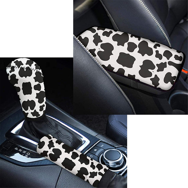 Belidome Sunflower Butterfly Car Shift Knob Cover for Women Cute Armrest Handle Brake Decor Protector from Dirty