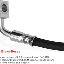 Rear Lower Left Dynamic Friction Company Brake Line Hose 350-67172