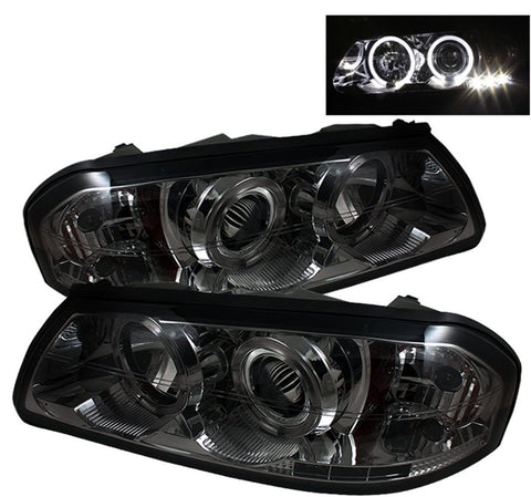 Spyder Auto 5009425 LED Halo Projector Headlights Chrome/Smoked