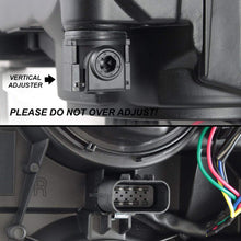 For 2014 2015 Chevy Silverado 1500 Pickup Truck Black Bezel Porjector Headlight Lamp Assembly Driver + Passenger Side