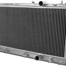 DNA Motoring RA-DN95-2 2-Row Full Aluminum Radiator