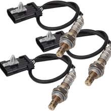 Kwiksen Heated Universal 3Pcs 234-4012 Oxygen O2 Sensor 1 2 Upstream Downstream Replacement for Chevrolet Blazer S10 4.3L 1996 1997 1998 1999 2000 2001