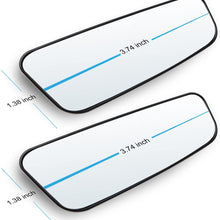 Blind Spot Mirror for Cars LIBERRWAY Car Side Mirror Blind Spot Auto Blind Spot Mirrors Wide Angle Mirror Convex Rear View Mirror Stick on Design Adjustable