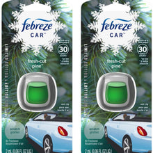 Febreze Car Vent Clip Air Freshener - Fresh-Cut Pine - Holiday Collection 2017 - Net Wt. 0.06 FL OZ (2 mL) Per Vent Clip - Pack of 2 Vent Clips