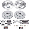 Power Stop K5584-36 Z36 Truck & Tow Front & Rear Brake Kit- Brake Rotor and Carbon-Fiber Ceramic Brake Pads