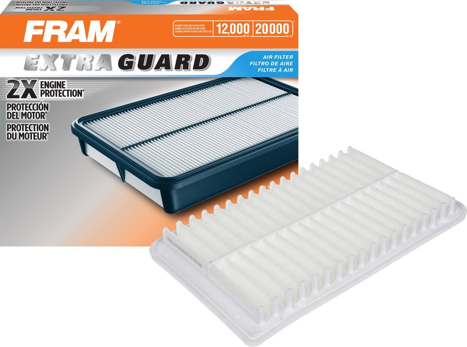 FRAM Extra Guard Air Filter, CA9360 for Select Lexus and Toyota Vehicles (1 Filter)