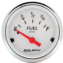 AUTO METER 1315 Arctic White Fuel Level Gauge