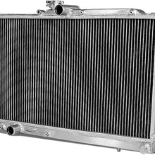 Replacement for Mitsubishi Lancer EVO 8/9/VIII/IX Full Aluminum 2-Row Racing Radiator - CT9A