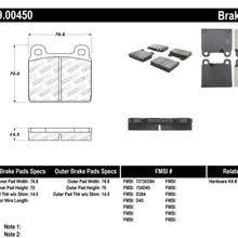 StopTech 309.00450 Street Performance Front Brake Pad