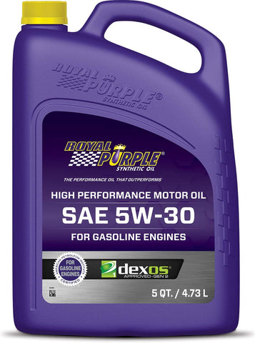 Royal Purple 51530-3PK 5W30 Oil, 5 quart, 3 Pack
