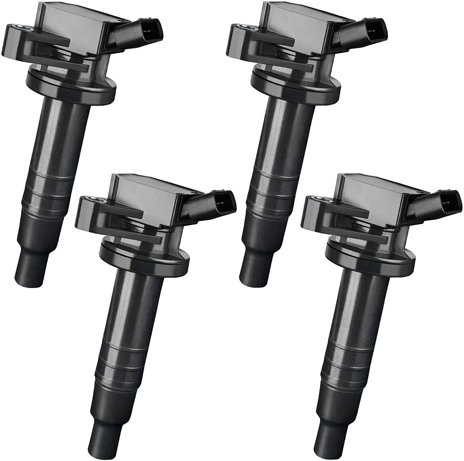 Ignition Coil 4-Pack Compatible with Toyota Celica Corolla Matrix MR2-2001-2002 Chevrolet Chevy Prizm - 2003-2008 Pontiac Vibe L4 1.8L