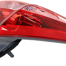 Tail Light Assembly Compatible with 2017-2019 Toyota Corolla CE/L/LE/LE Eco Models Passenger Side