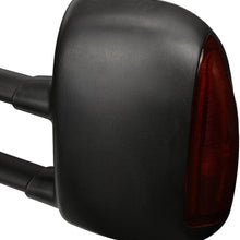 DNA Motoring TWM-004-T888-BK-AM+DM-074 Pair of Towing Side Mirrors + Blind Spot Mirrors