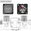 12V 140A Dual Battery Isolator Auxiliary Isolation Kit Voltage Sensitive Relay and Wiring Cable Kit for Auto, Boat, RV