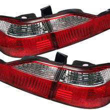 Spyder Honda Accord 98-00 4Dr Tail Lights - Red Clear