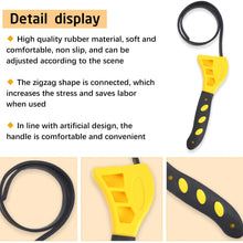 Rubber Pipe Straps Wrench Sets-2PCS Adjustable Oil Fuel Strap Wrench Tools Filter Strap Cutter Tool Plumbing Bathroom Shower Head Craftsman Monkey Wrench