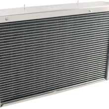 ALLOYWORKS AT28810 AL25255 4 Row All Aluminum Tractor Radiator For John Deere 1520 2020 2030 2440 2630