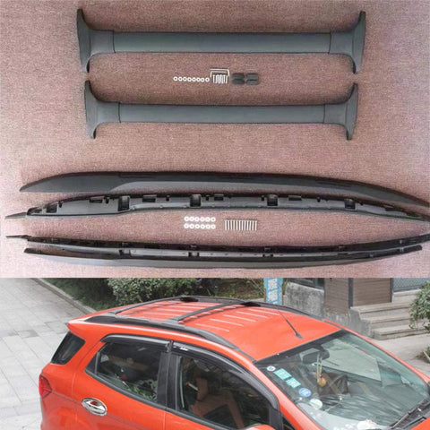 Snailfly Fit for Ford Ecosport 2013-2020 Side Rails Roof Racks and Cross Bars Rooftop Cargo Racks -4PCS